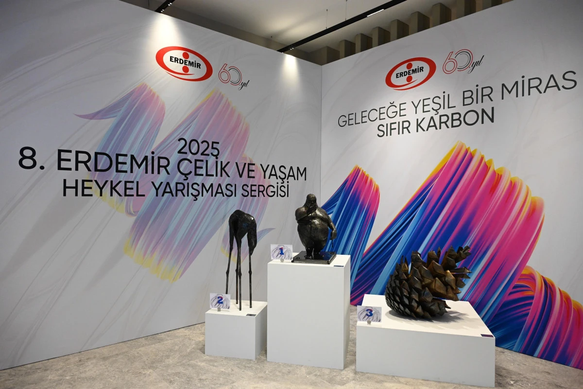 8’inci Erdemir Çelik ve Yaşam Heykel Yarışması’nda ödüller sahiplerini buldu