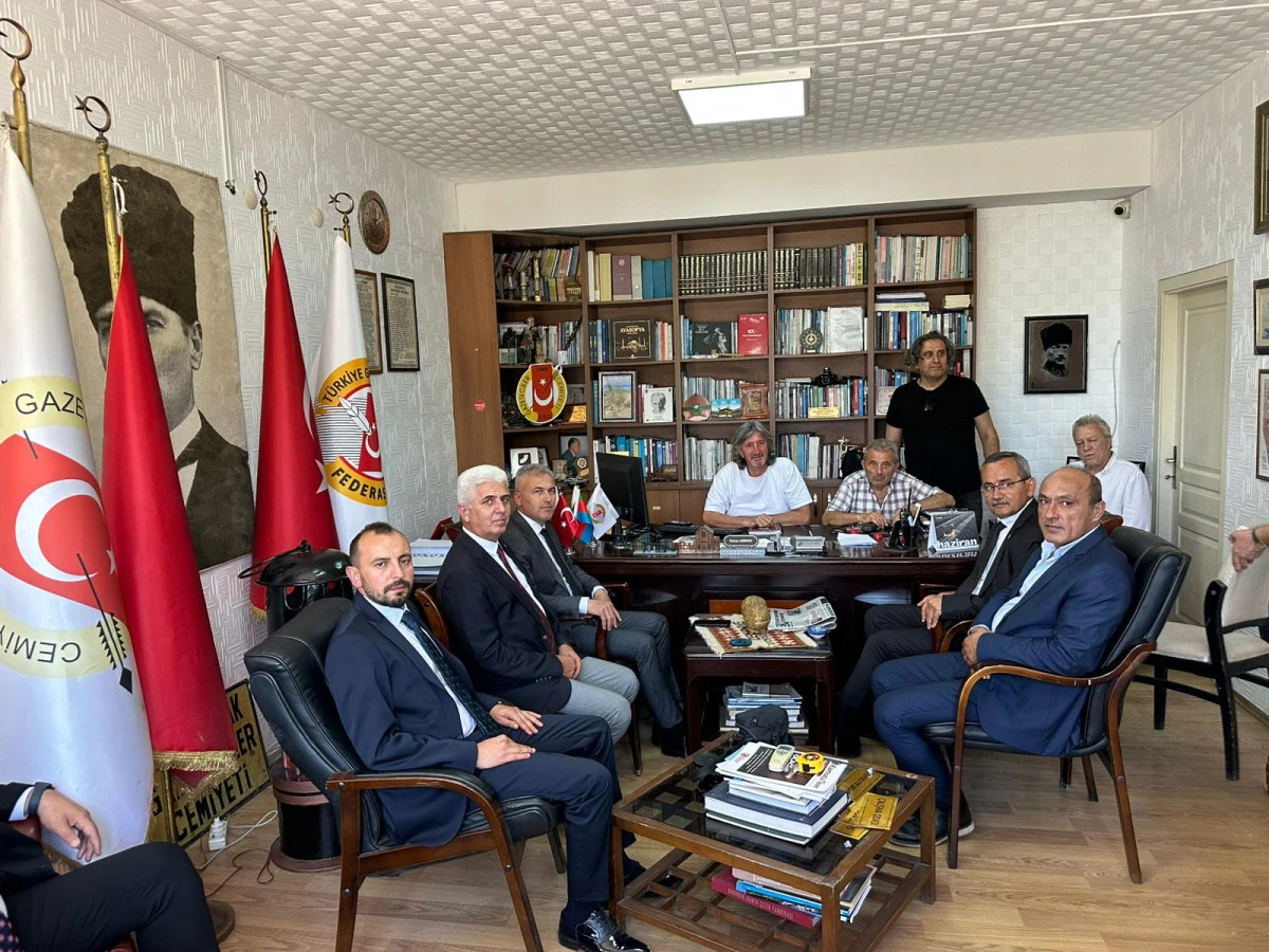 AMELEBİRLİĞİ’NDEN ZONGULDAK GAZETECİLER CEMİYETİ’NE ANLAMLI ZİYARET