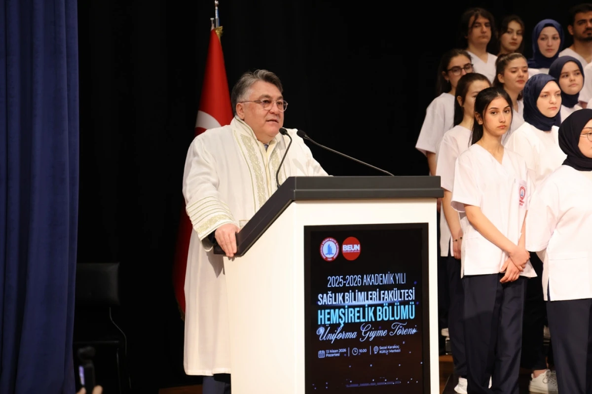 BEUN&rsquo;da G&ouml;rkemli T&ouml;ren: Geleceğin Hemşireleri &Uuml;niformalarını Giydi