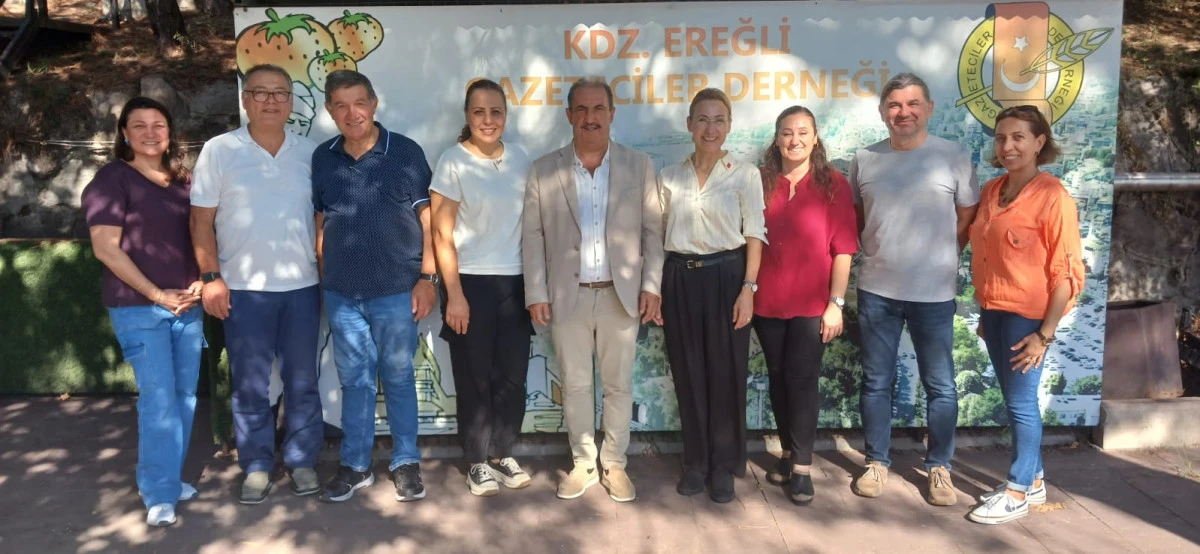 Cumhuriyet Halk Partisi (CHP) Kdz. Ereği İlçe Başkan adayı Zerrin Yılmaz Erdoğan, Kdz.Ereğli Gazeteciler Derneği’ni ziyaret etti.