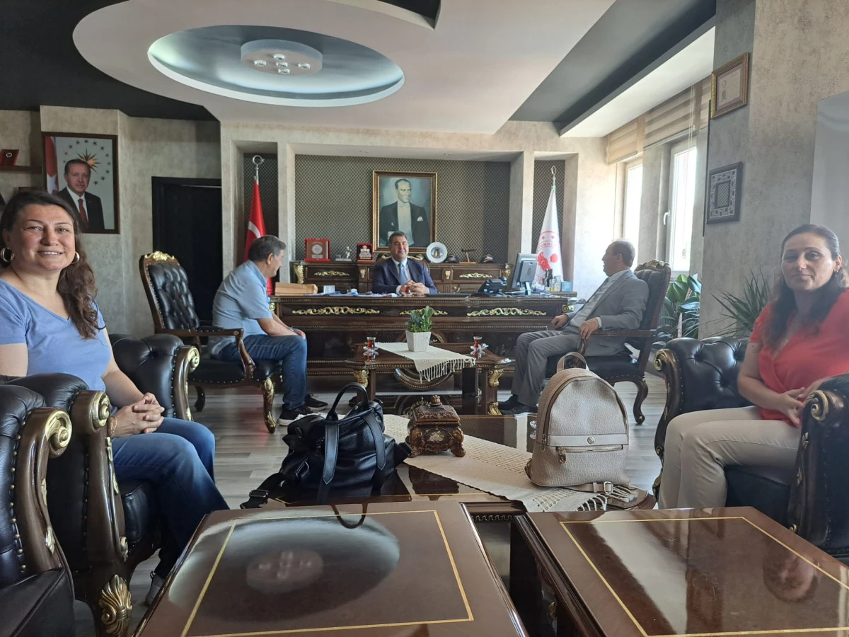 EGD  Kaymakam Fatih Yılmaz’a hayırlı olsun ziyaretinde bulundu.
