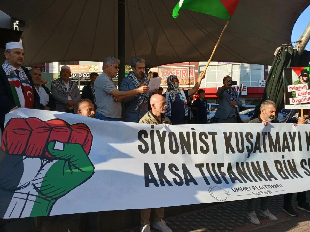 EREĞLİ &Uuml;MMET PLATFORMU SİYONİZM YENİLECEK DİRENEN FİLİSTİN KAZANACAK