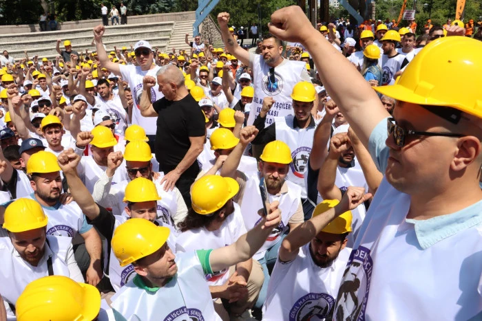 GMİS, EMEĞE VE GELECEĞE SAHİP ÇIKMAK İÇİN ANKARA'DA 