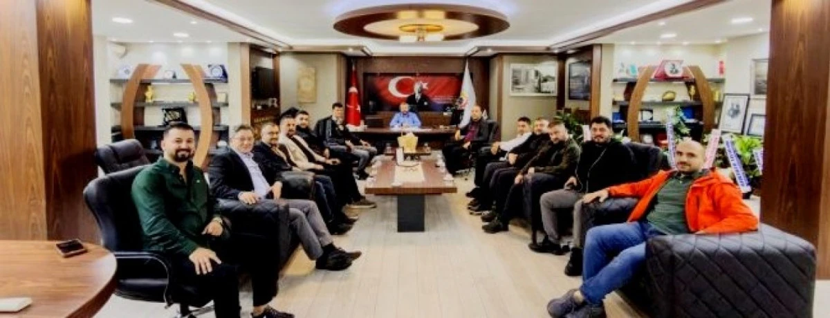 İNŞAAT MESLEK GRUBU &Uuml;YELERİNİ AĞIRLADILAR