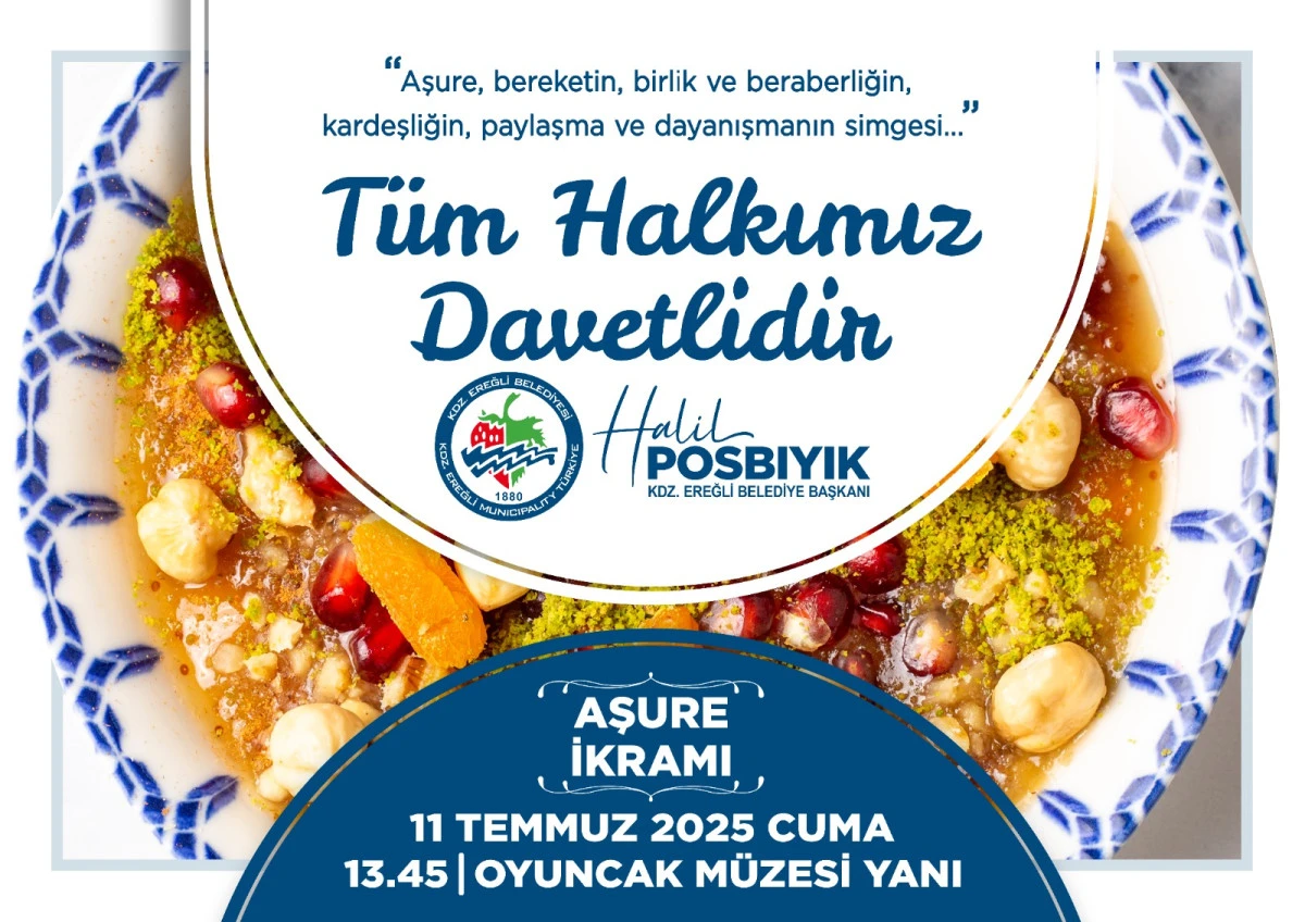 KDZ. EREĞLİ BELEDİYESİ AŞURE PAYLAŞACAK