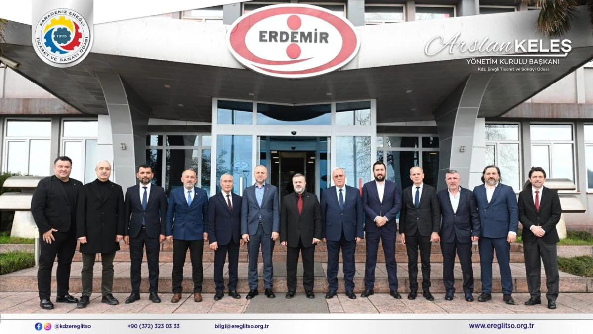 Kdz. Ereğli Meslek Odaları Başkanları Erdemir&rsquo;de Bir Araya Geldi
