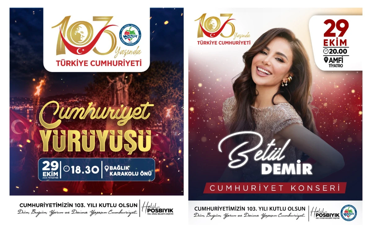 KDZ. EREĞLİ&rsquo;DE CUMHURİYET BAYRAMI COŞKUYLA KUTLANACAK