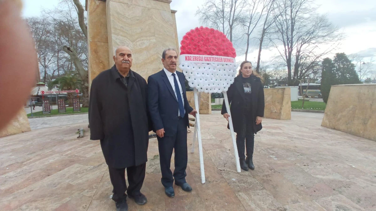 KDZ. EREĞLİ&rsquo;DE GAZETECİLER G&Uuml;N&Uuml;&rsquo;NE YAKIŞIR ANLAMLI T&Ouml;REN