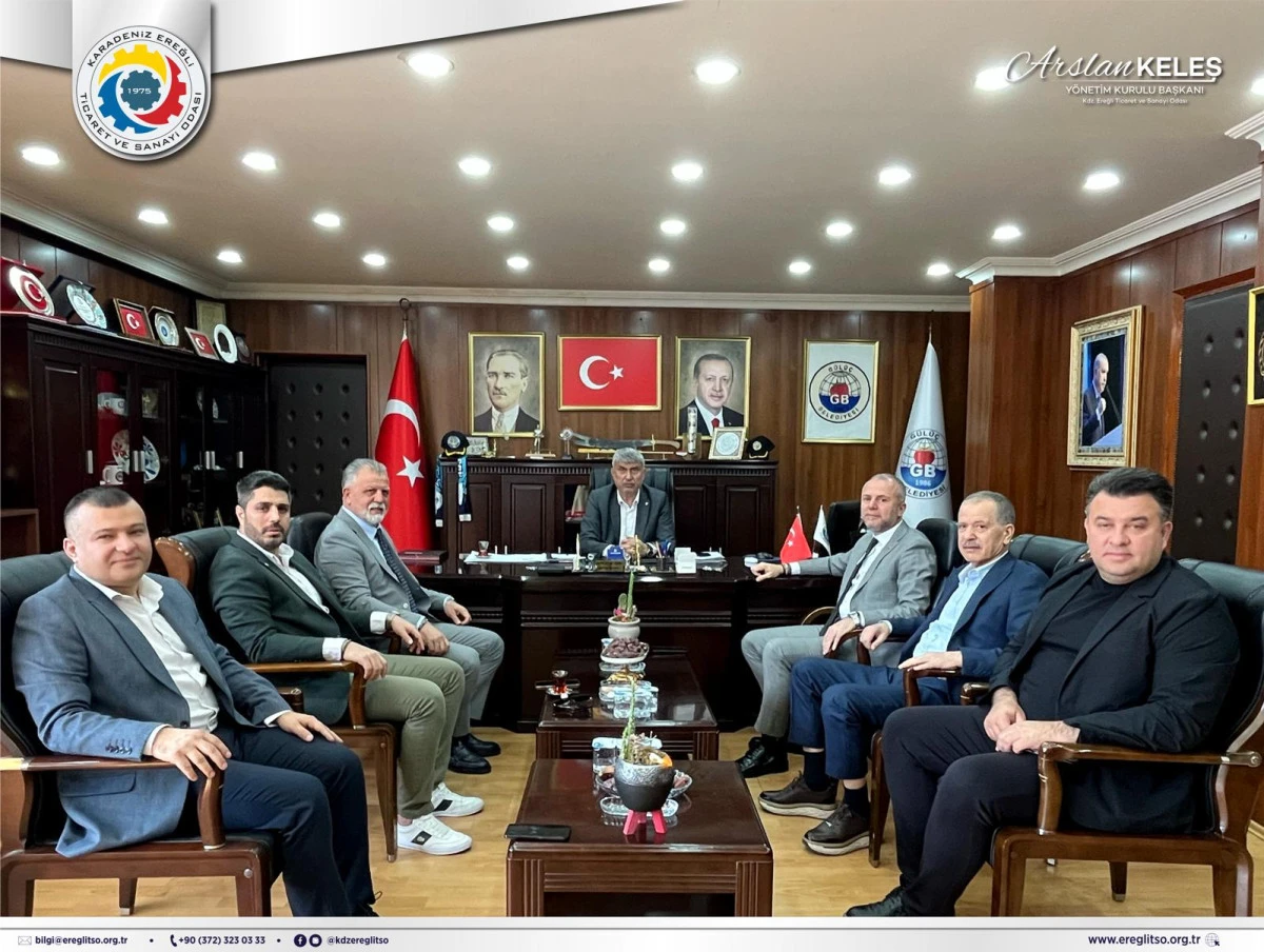  KELEŞ ve beraberindeki heyet, G&uuml;l&uuml;&ccedil;, Ormanlı ve Kandilli belediye başkanlarını makamlarında ziyaret etti.  