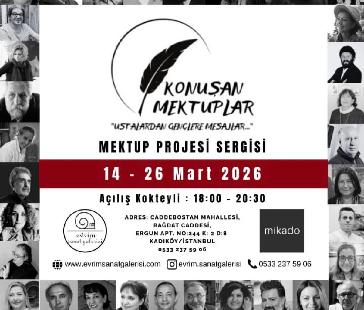 "Konuşan Mektuplar  Sanat   Severlerle  Buluşuyor.