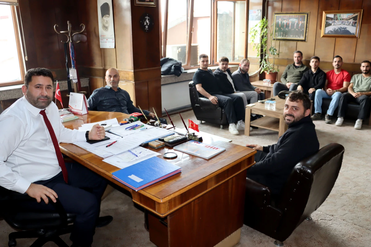 MADENCİLERDEN ARSLANBUĞA'YA DESTEK ZİYARETİ