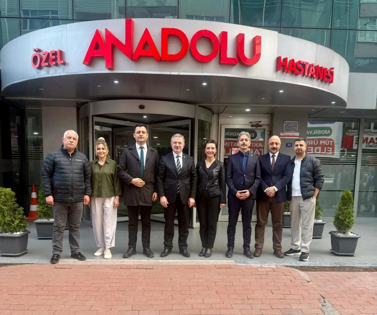 MHP İL  Başkanlığından  Anadolu Hastanesi ve Y&ouml;netimine  Ziyaret.