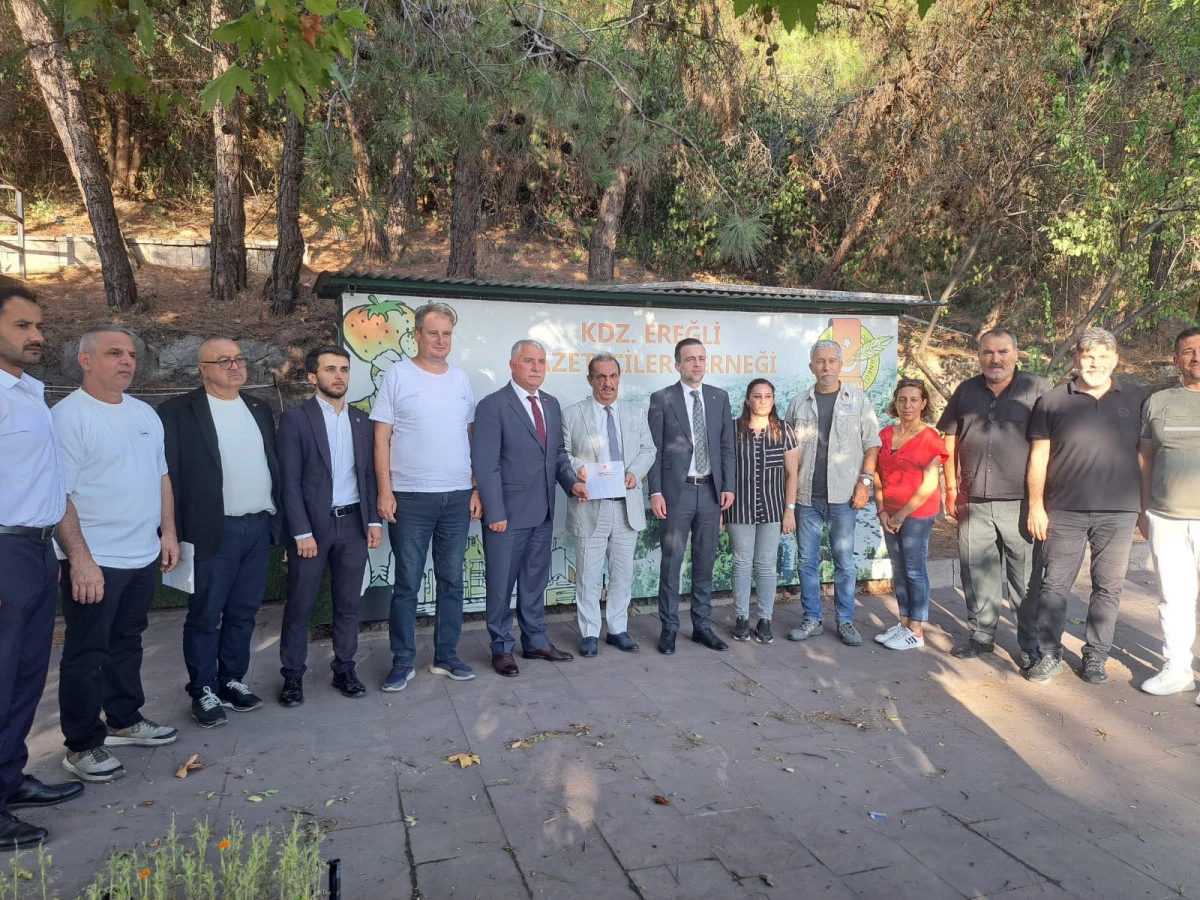 MHP  Milli Birlik ve Dayanışma Buluşmaları’ toplantısına Kdz.Ereğli  Gazeteciler Derneği Başkanı Şafak Erel ve Yönetimini  de davet etti.
