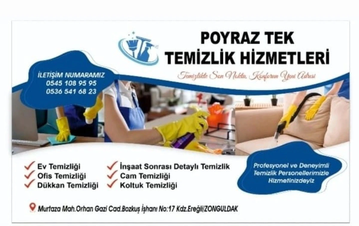 TEMİZLİKTE POYRAZ  TEMİZLİK 