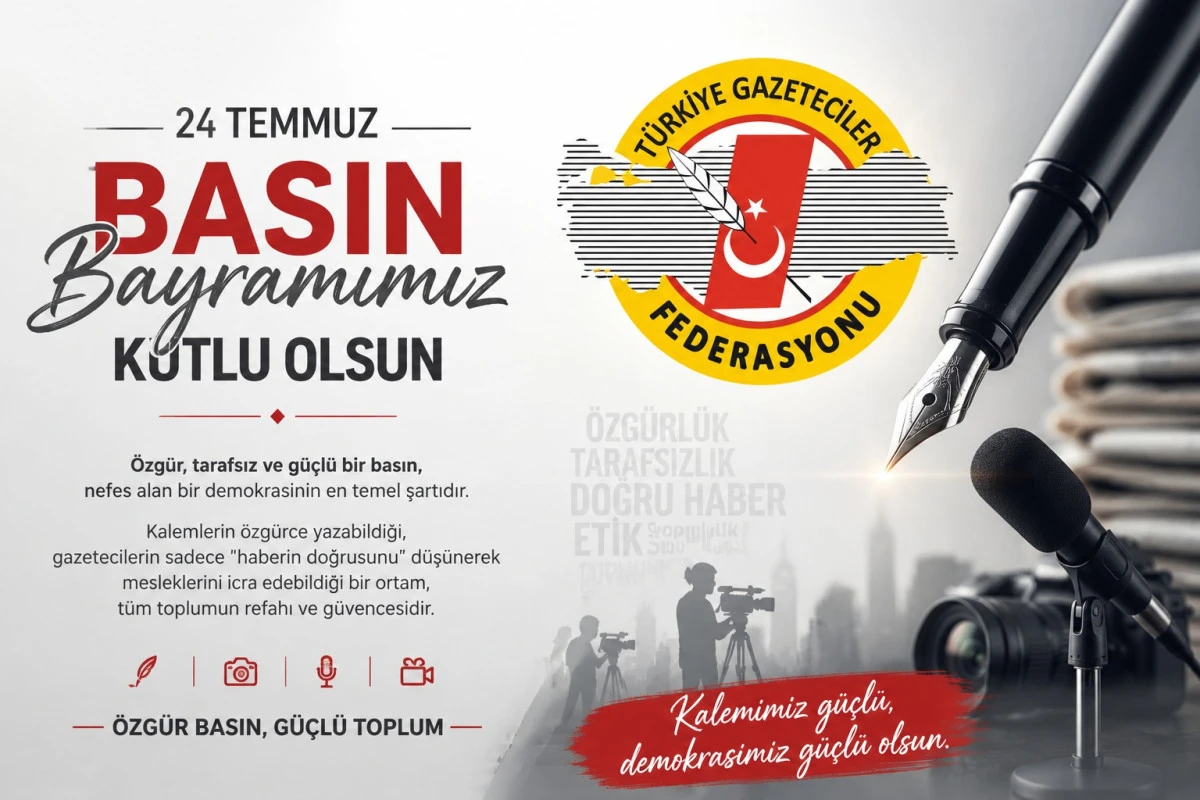 TGF; "Hakikatin Peşinden Koşan T&uuml;m Meslektaşlarımızın M&uuml;cadele G&uuml;n&uuml; Kutlu Olsun"