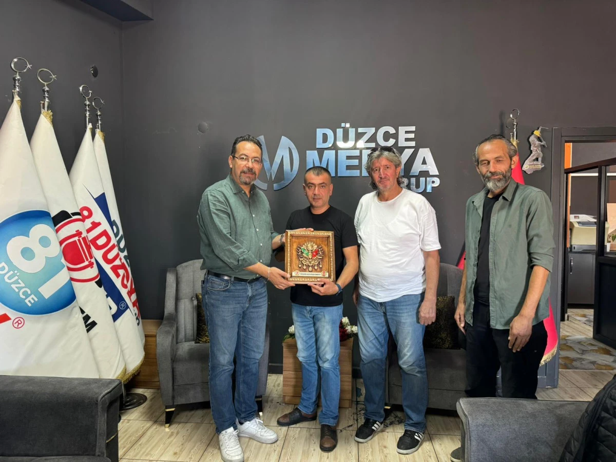 TGF Heyetinden Düzce Gazeteciler Cemiyetine Ziyaret