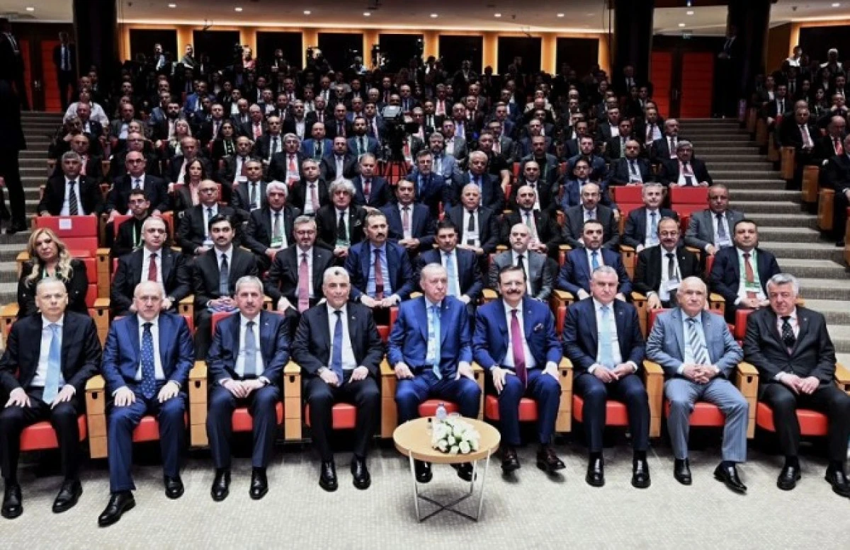 TSO BAŞKANI KELEŞ TOBB &Ouml;D&Uuml;L T&Ouml;RENİNDE