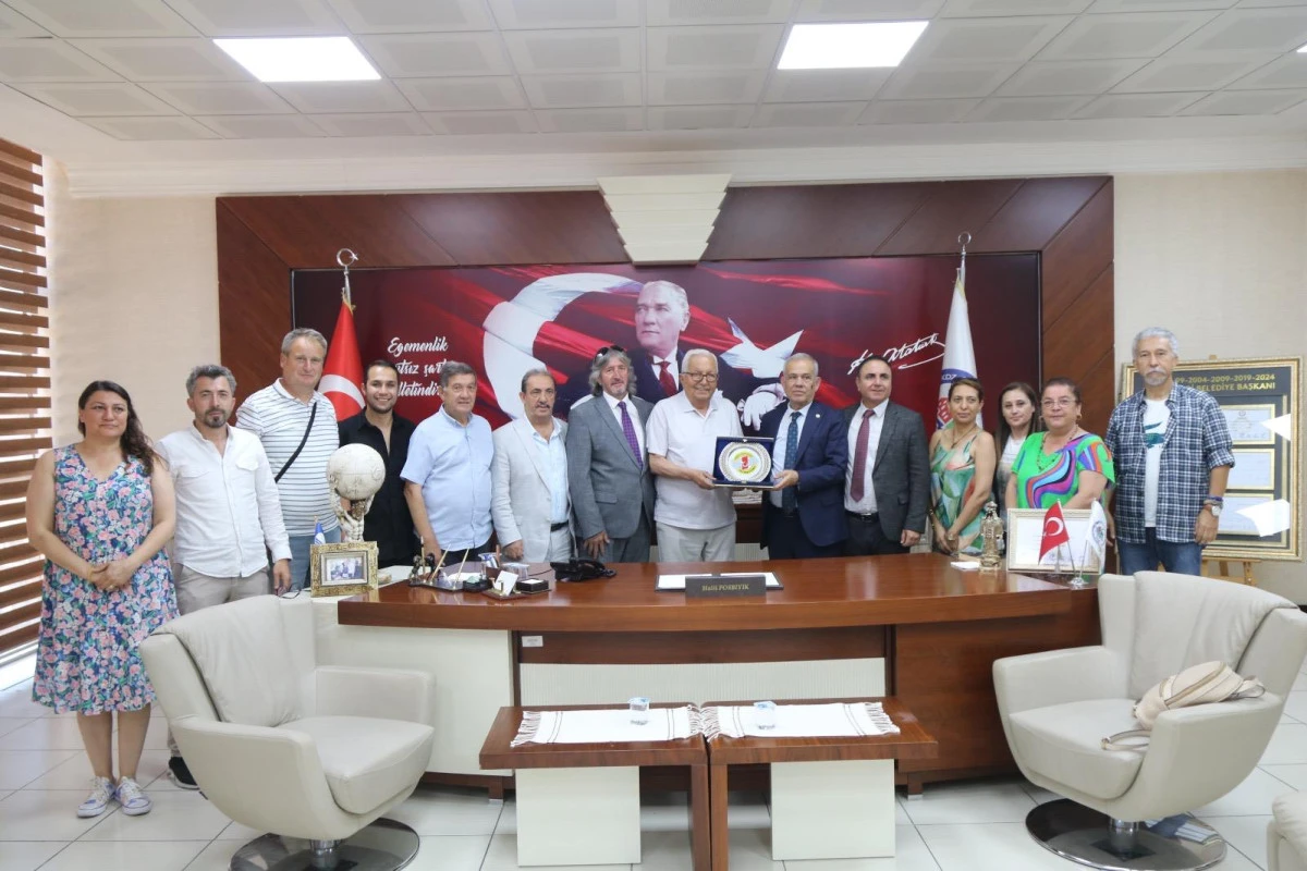 TÜRKİYE GAZETECİLER FEDERASYONU (TGF) BAŞKANI YILMAZ KARACA, EREĞLİ GAZETECİLER DERNEĞİ VE BELEDİYE BAŞKANI HALİL POSBIYIK’I ZİYARET ETTİ
