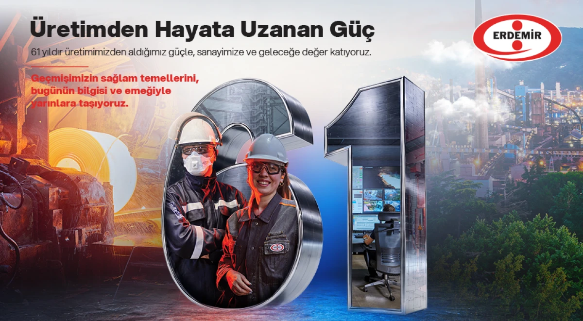 &Uuml;RETİMDE HAYATA UZANAN G&Uuml;&Ccedil; ERDEMİR 61 YAŞINDA 
